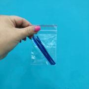 Твист-лента (завязки) для пакетиков синяя, 8 см 10 шт