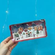 Коробка для кондитерских изделий с PVC крышкой «Карусель», 10.5 × 21 × 3 см