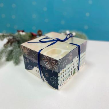 Коробка для капкейка «Новогоднее настроение», 16 × 16 × 10 см