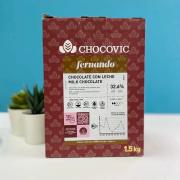 Молочный  шоколад  Fernando 32,6%, Chocovic,1,5 кг
