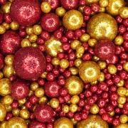 Драже зерновое в цветной кондитерской глазури «Блеск»: золотой, красный, 50 г