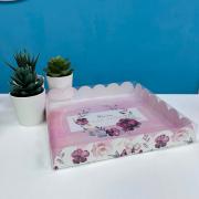 Коробка для кондитерских изделий с PVC-крышкой «Только для тебя», 21 × 21 × 3 см