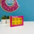 Коробка для конфет 6 шт, "Любовь-это…", розово-желтая, 13,7 х 9,85 х 3,86 см