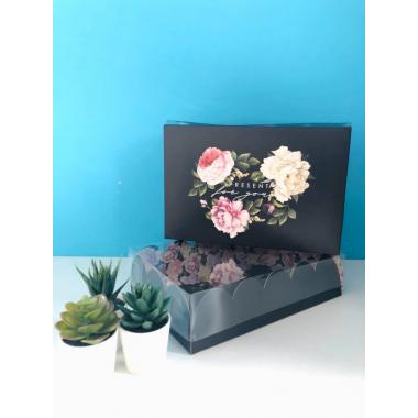 Коробка подарочная с PVC-крышкой Present, 20 × 30 × 8 см