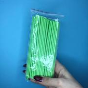 Палочки для кейк-попсов зеленые 15 см,100 шт