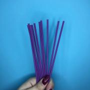Палочки для кейк-попсов фиолетовые 15 см,10 шт