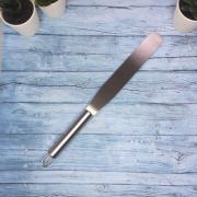 Лопатка-палетка с металлической ручкой, прямая, 32,5х3x1,8 см, рабочая часть 20 см