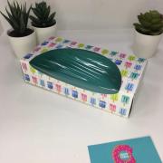 Коробка для печенья/конфет Прямоугольная цветная с окошком
