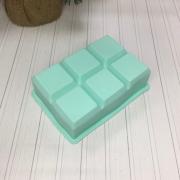 Форма для льда и шоколада 6 ячеек 16,5х11,5х5 см "Кубик"