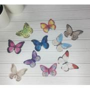 Вафельные бабочки ( набор) 10шт