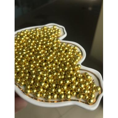 Посыпка "Шарики золотые", 3 мм
