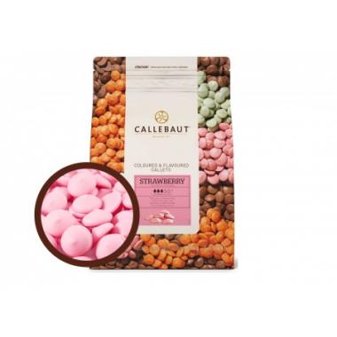 Шоколад розовый со вкусом клубники, Barry Callebaut 100 гр.